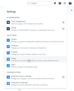 11 Select Issue Settings