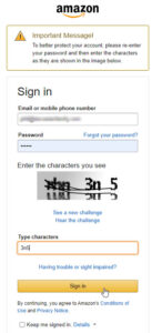 03 Sign in to Amazon